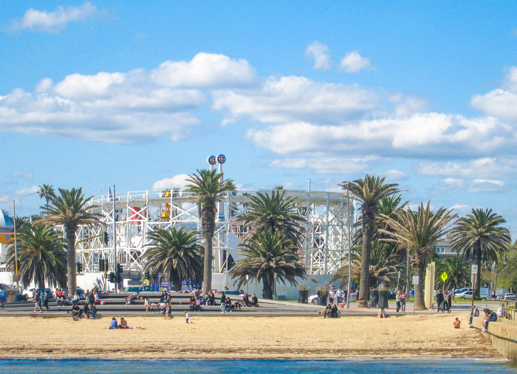 Luna Park in St. Kilda Melbourne Victoria Australia