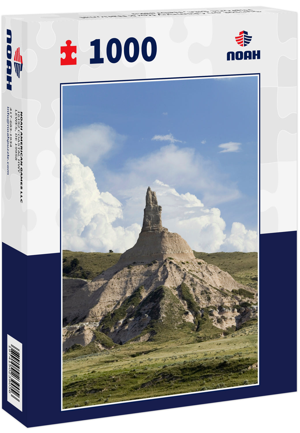 Sunset on Chimney Rock National Historic Site, Nebraska