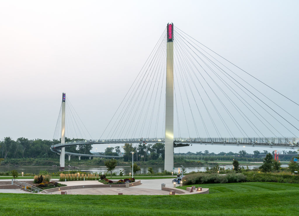 Bob Kerry Pedestrian Bridge in Omaha Nebraska