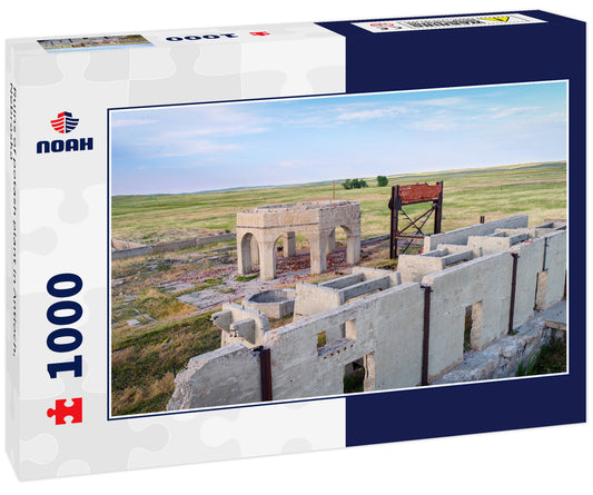 Ruins of potash plant in Antioch, Nebraska