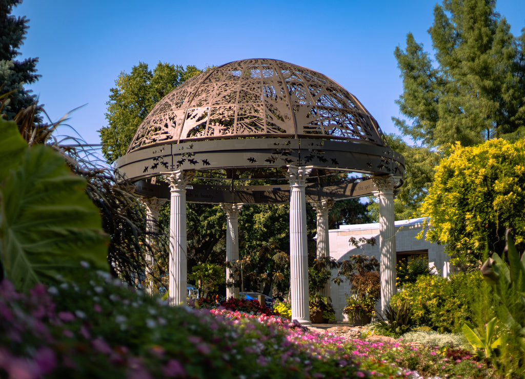 Sunken Garden Flower Garden In Lincoln Nebraska