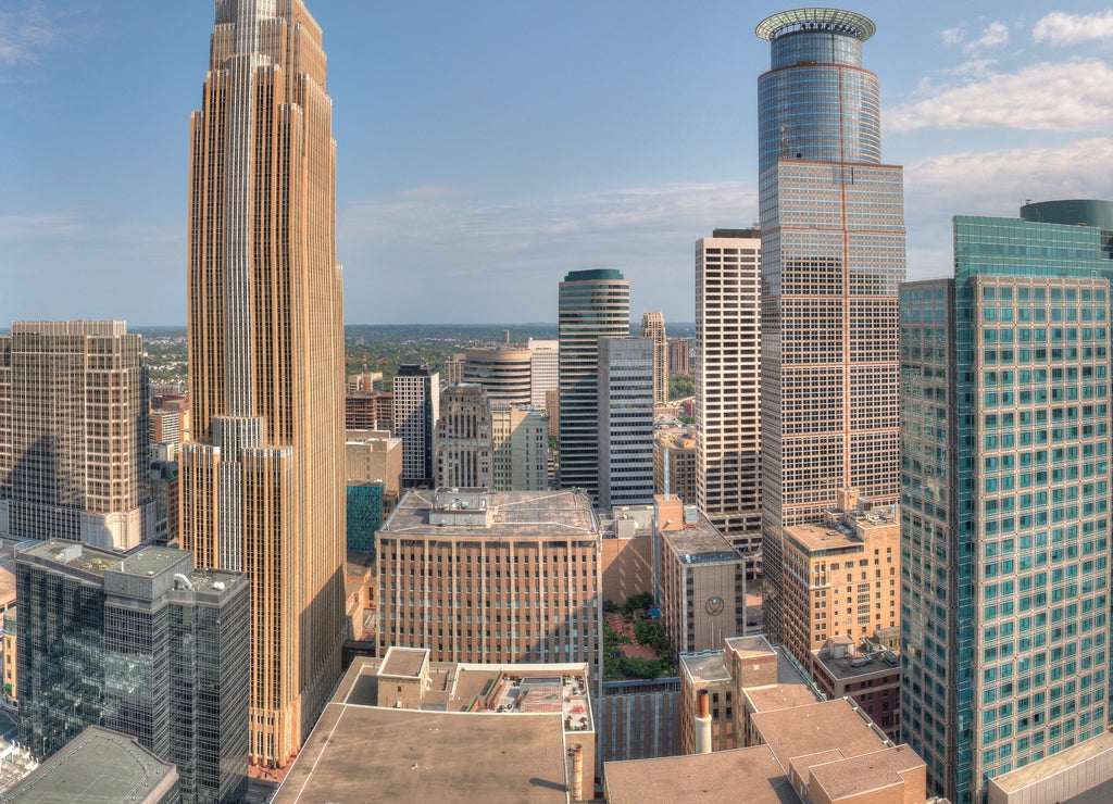 Minneapolis Skyline in Minnesota, USA