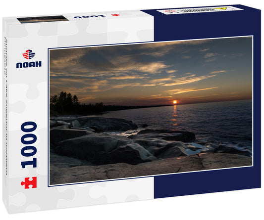 Sunrise on Lake Superior in northern Minnesota