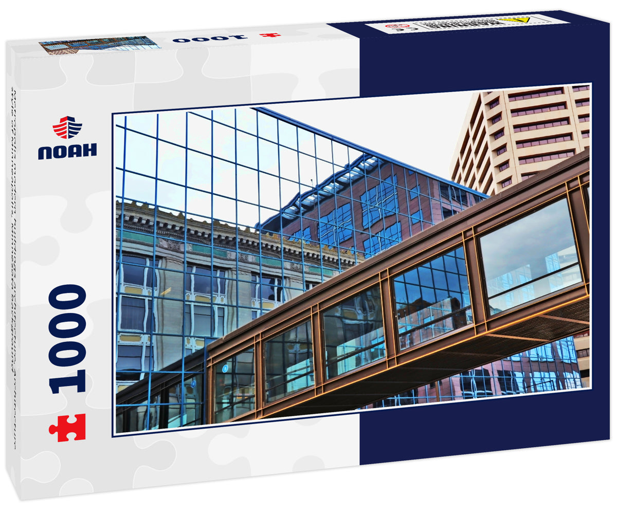 Metropolis modern buildings architecture, Architecture style of Minneapolis, Minnesota background