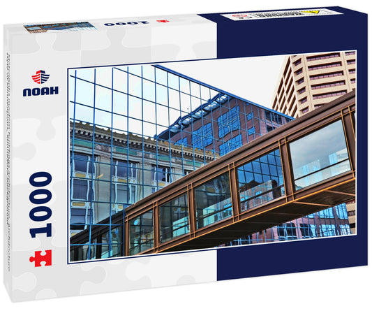 Metropolis modern buildings architecture, Architecture style of Minneapolis, Minnesota background