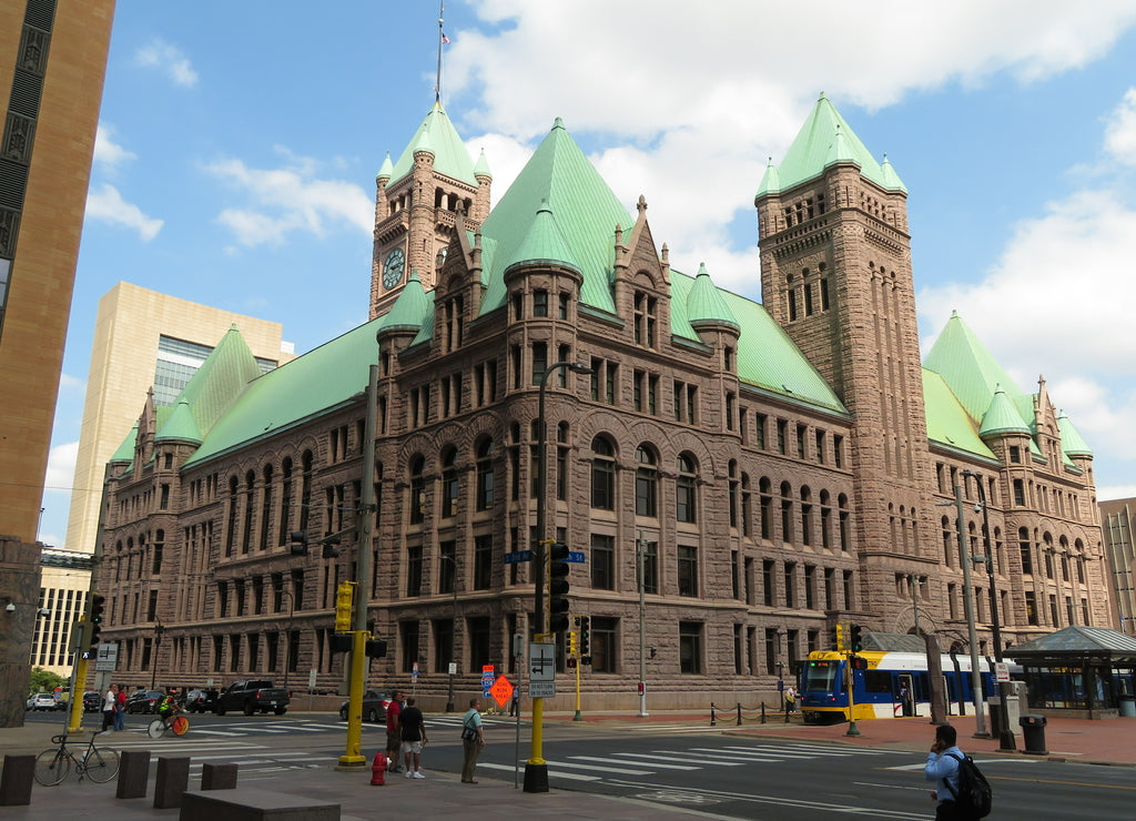 Historic City Hall in Minneapolis, Minnesota