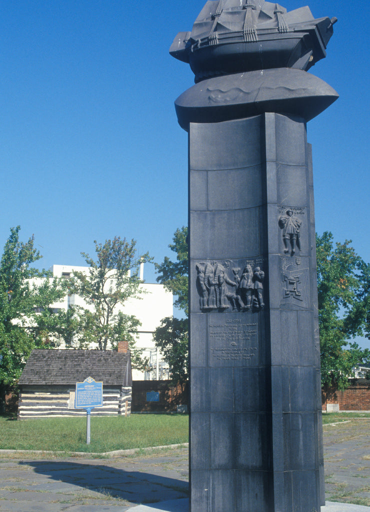 Marker of the first Swedish settlement in United States, Fort Christiana, Wilmington, Delaware