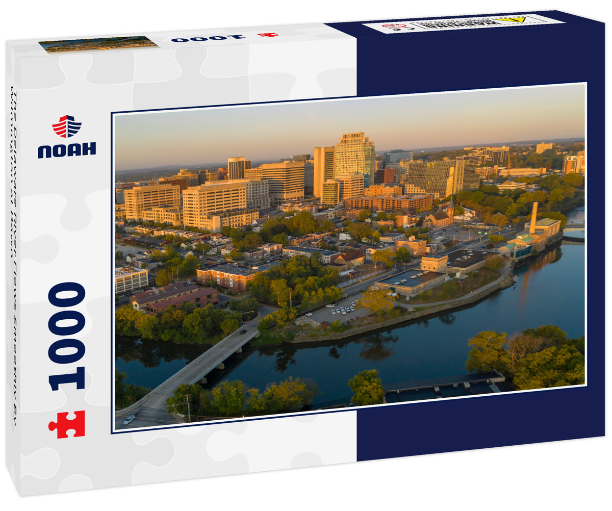 The Delaware River Flows Smoothly By Wilmington at Dawn