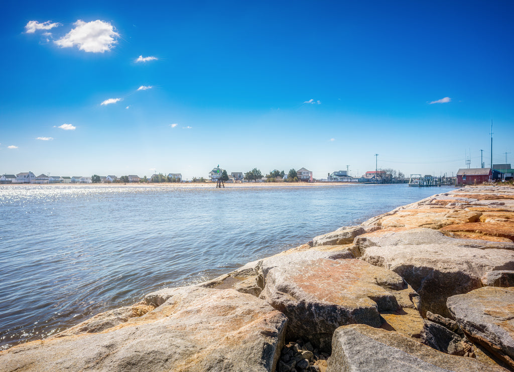 Bower Beach from the Jetty, Delaware