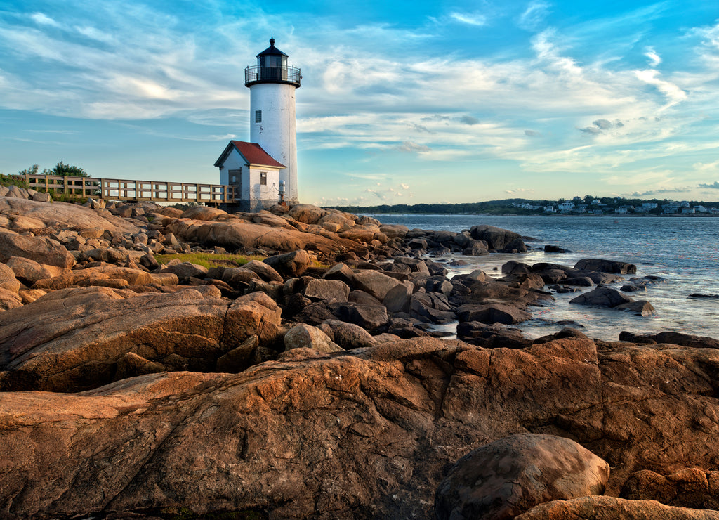 Annisquam lighthouse in Massachusetts