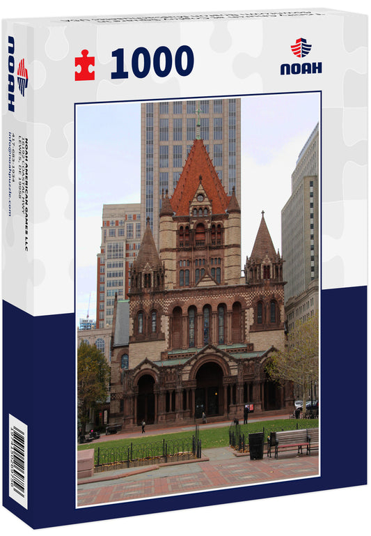 Trinity Church at Copley Square in downtown Boston Massachusetts USA