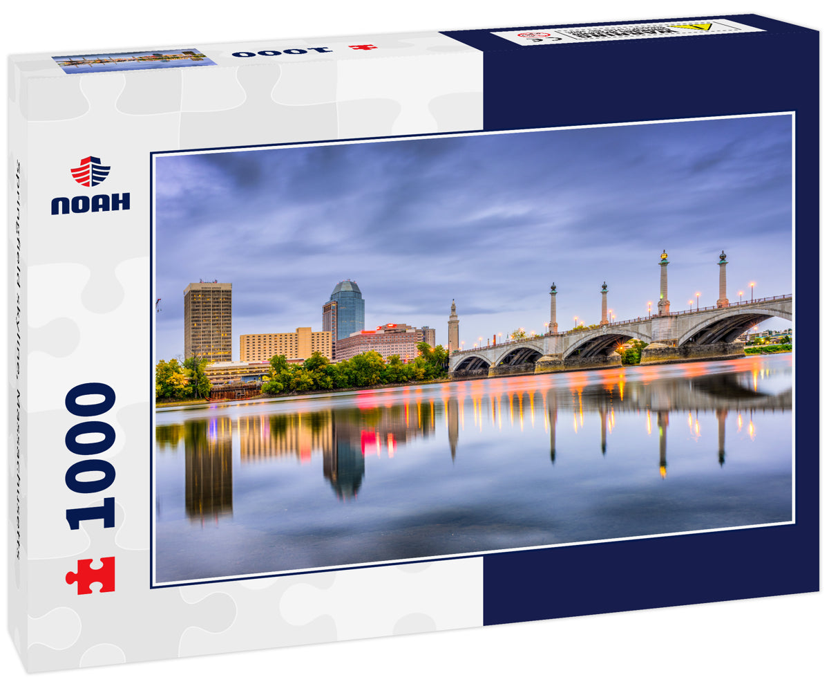 Springfield skyline, Massachusetts