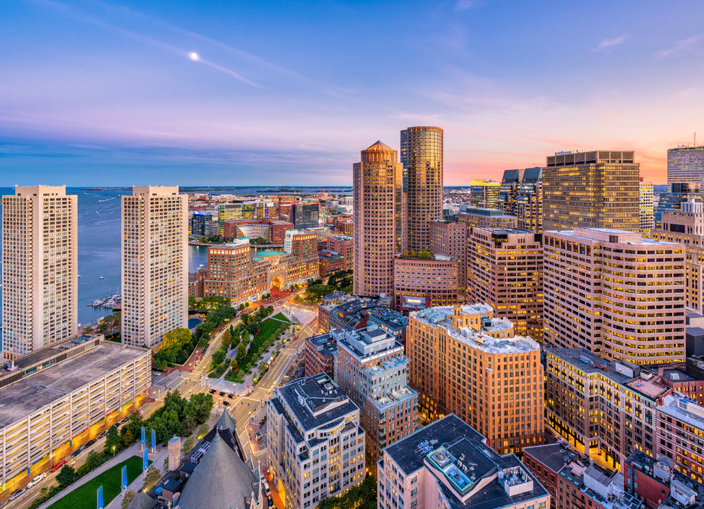 Boston cityscape Massachusetts