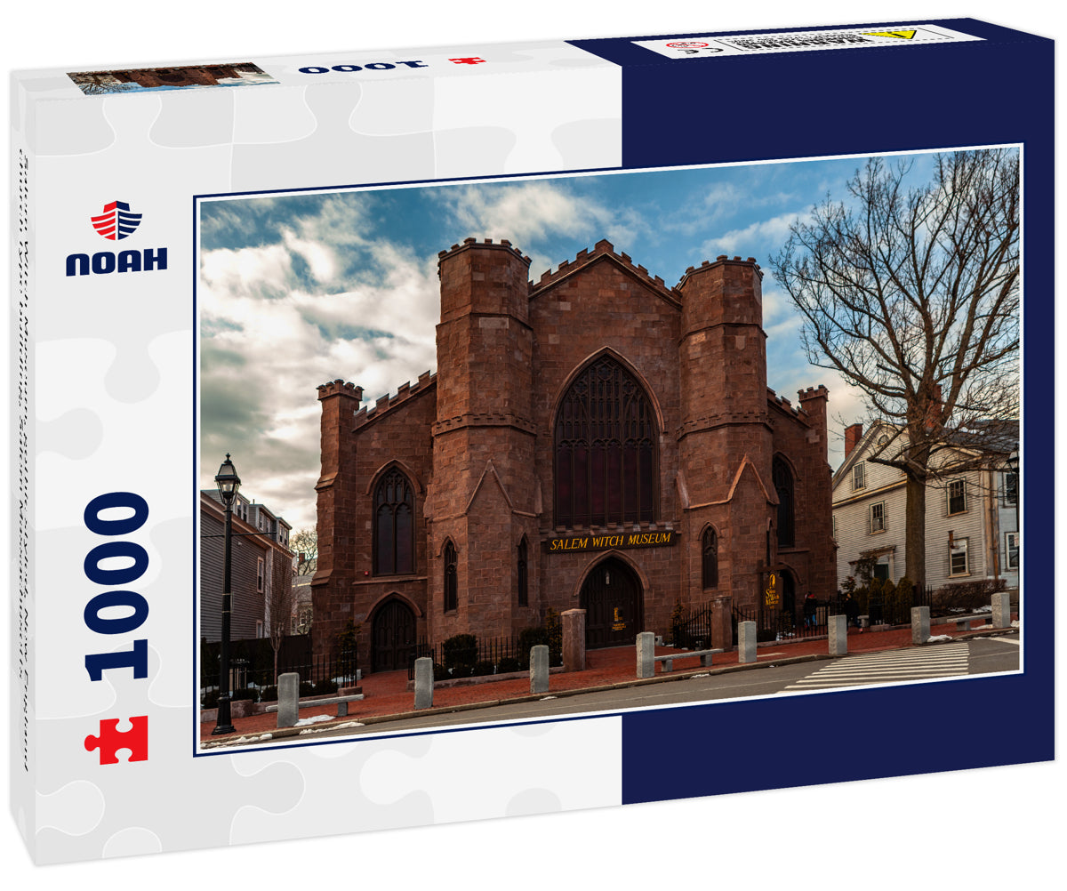 Salem Witch Museum, gothic styled, New England church type building, Salem Massachusetts