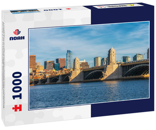 Longfellow Bridge over the charles river connecting Boston's Beacon Hill neighborhood with the Kendall Square area of Cambridge, Massachusetts