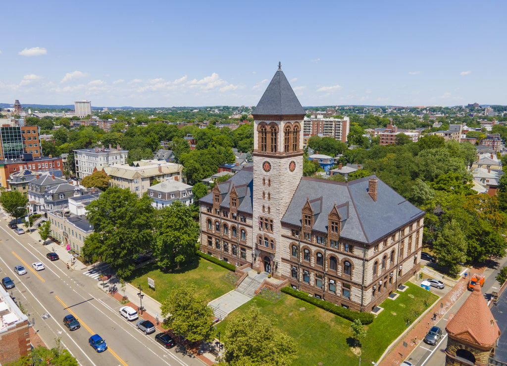 Cambridge City Hall, downtown Cambridge, Massachusetts 