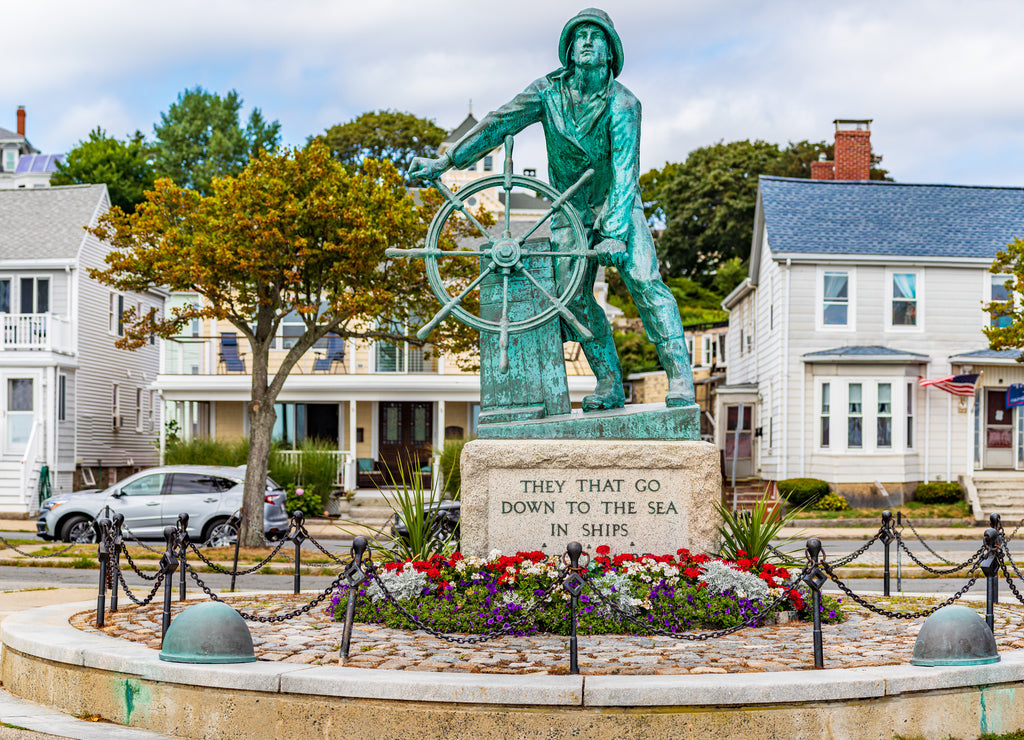 Massachusetts-Gloucester-Gloucester Fisherman statue