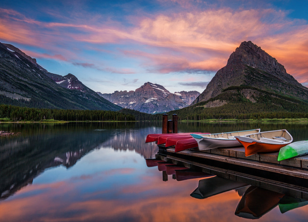 Dawn at Glacier National Park