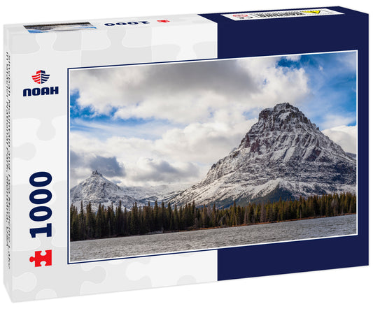 Sinopah Mountain and Two Medicine Lake in Glacier National Park, Montana, USA