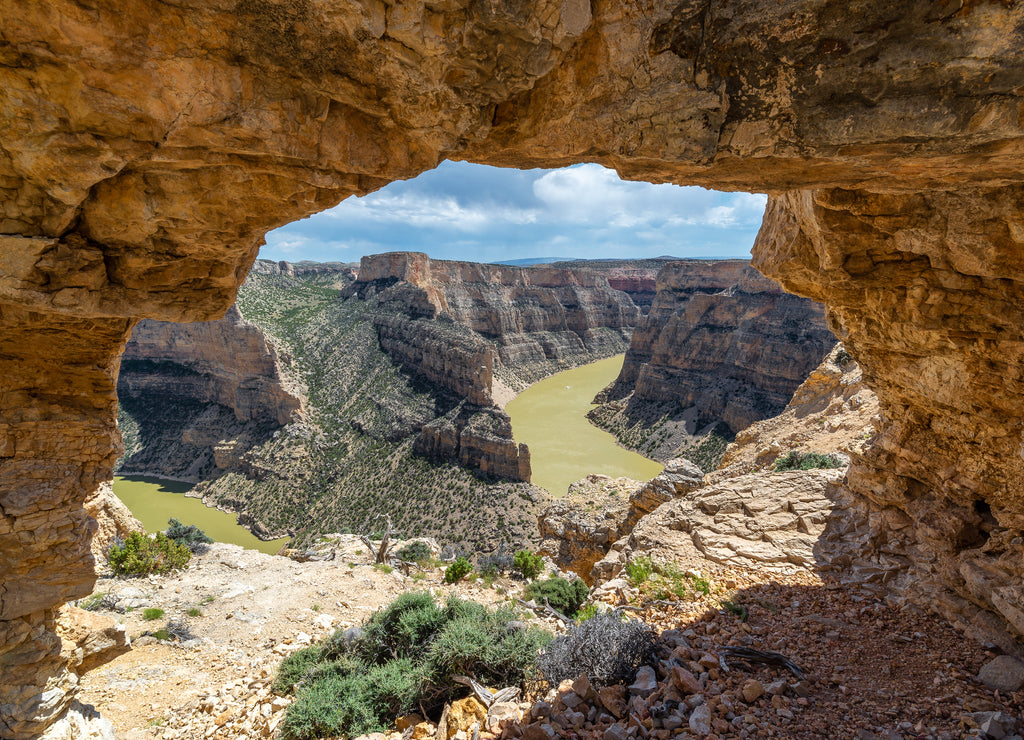 Devil's Canyon overlook at Bighorn Canyon National Recreation Area, Montana