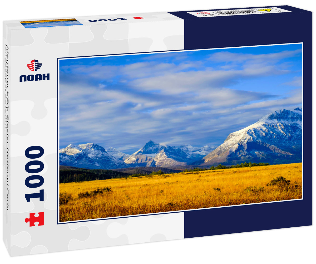 Montana, USA. Glacier National Park, landscape, autumn