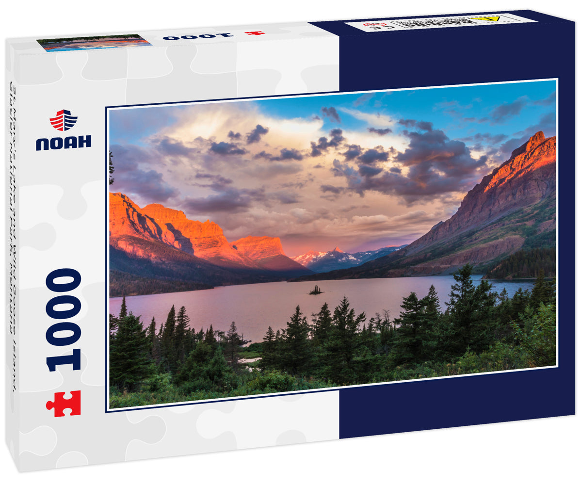 St.Mary's Lake and Wild Goose Island, Glacier National Park, Montana