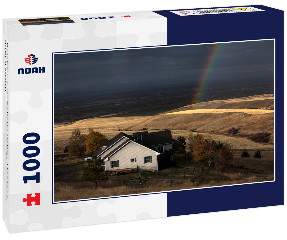 Rainbow over Gallatin Valley, Montana, after a storm