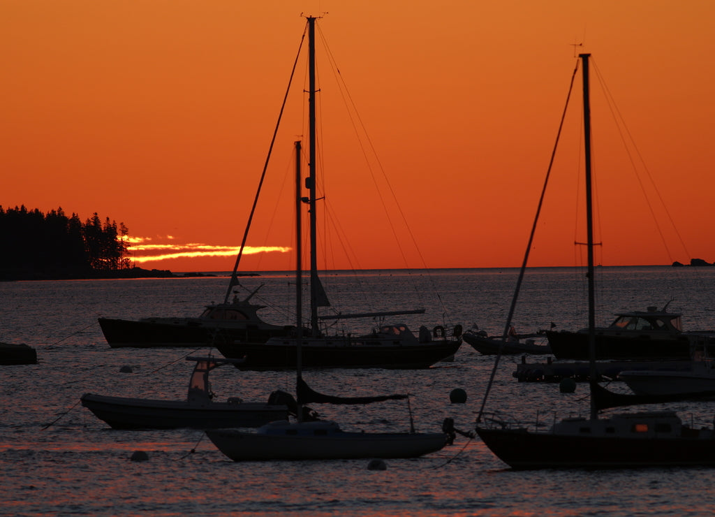 Daybreak at Southwest Harbor, Maine