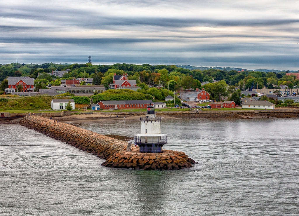 Old Bug Light, South Portland Breakwater, Maine