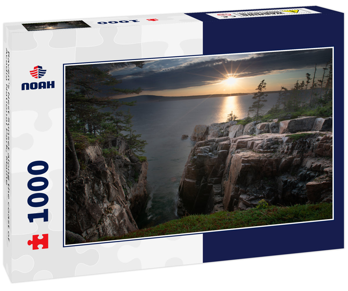 Raven's Nest Sunset along the coast of Acadia National Park, Maine