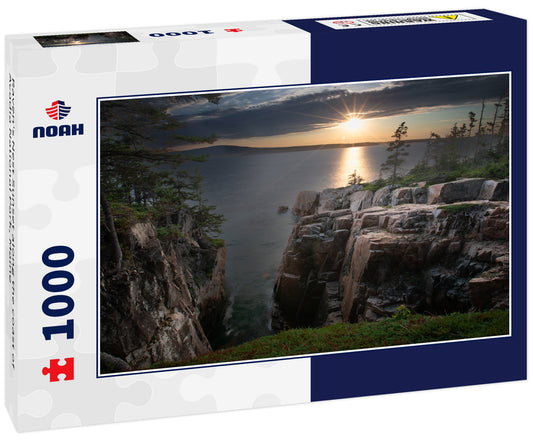 Raven's Nest Sunset along the coast of Acadia National Park, Maine