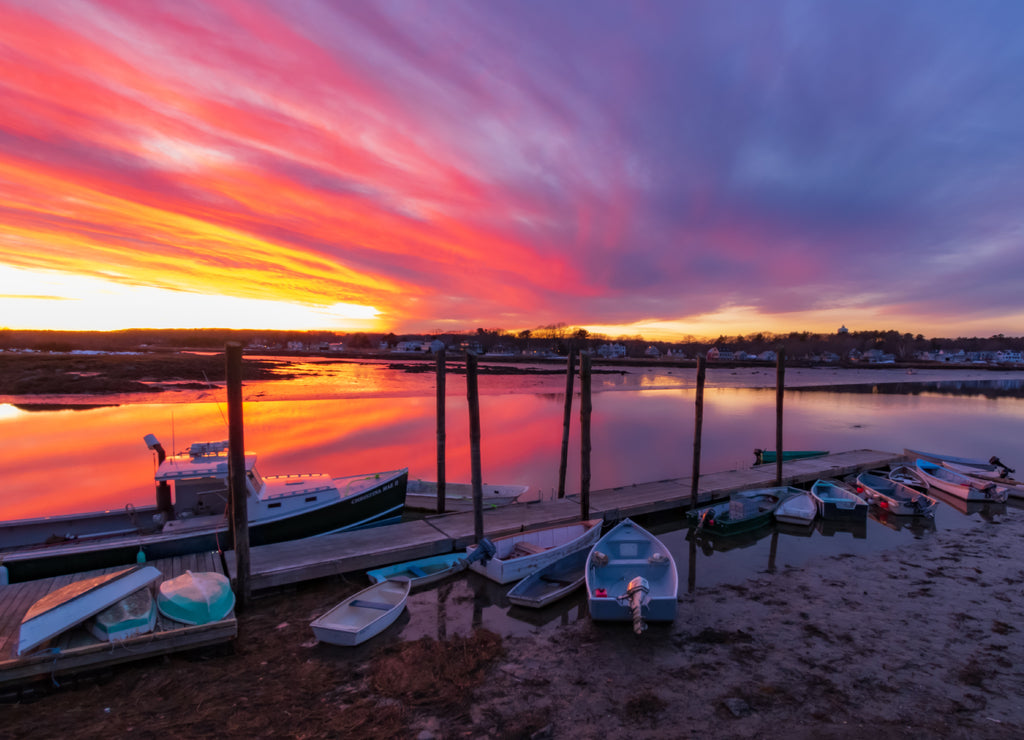 Sunset at Cape Porpoise Kennebunkport, Maine