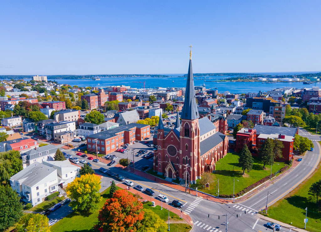 Portland Cathedral of the Immaculate Conception, 307 Congress Street, downtown Portland, Maine