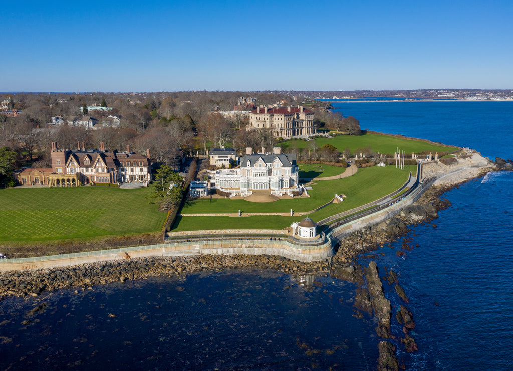 The Breakers and Cliff Walk - Newport, Rhode Island