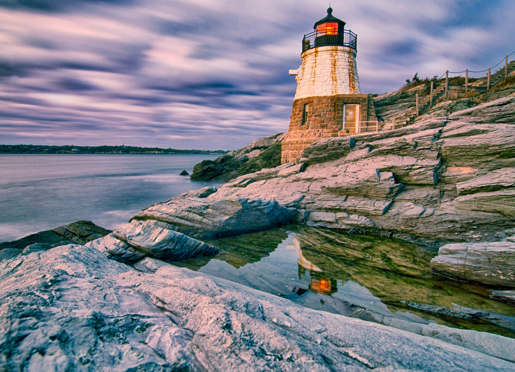 oldcastle lighthouse in newport rhode island