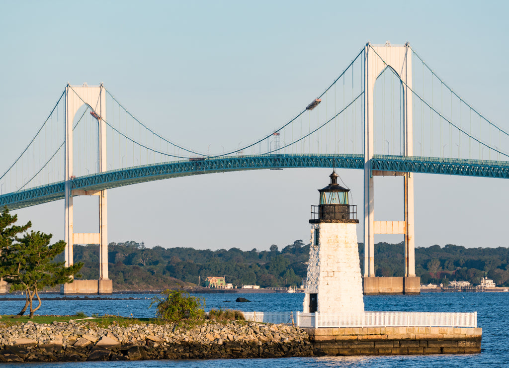 Goat Island Lighthouse, Newport, Rhode Island