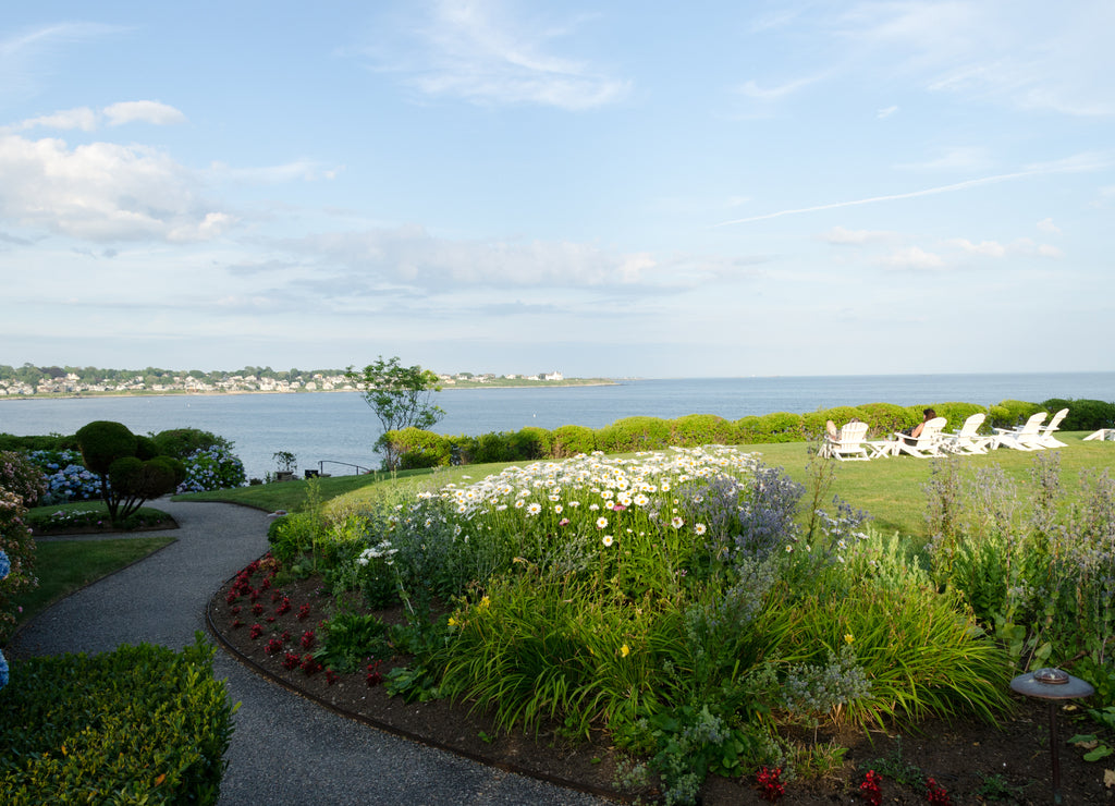 Scenes from the cliff walk in Newport Rhode Island