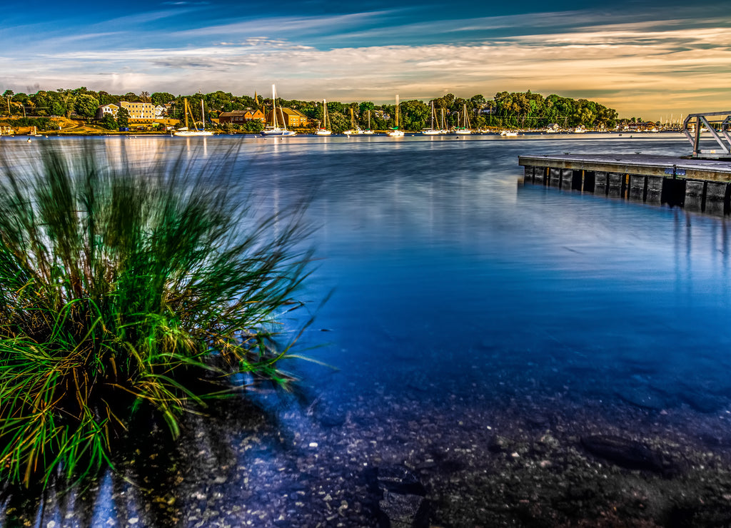 Greenwich Bay Harbor Seaport in east greenwich Rhode Island