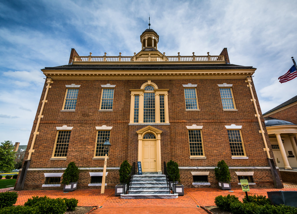 The Old State House in Dover, Delaware
