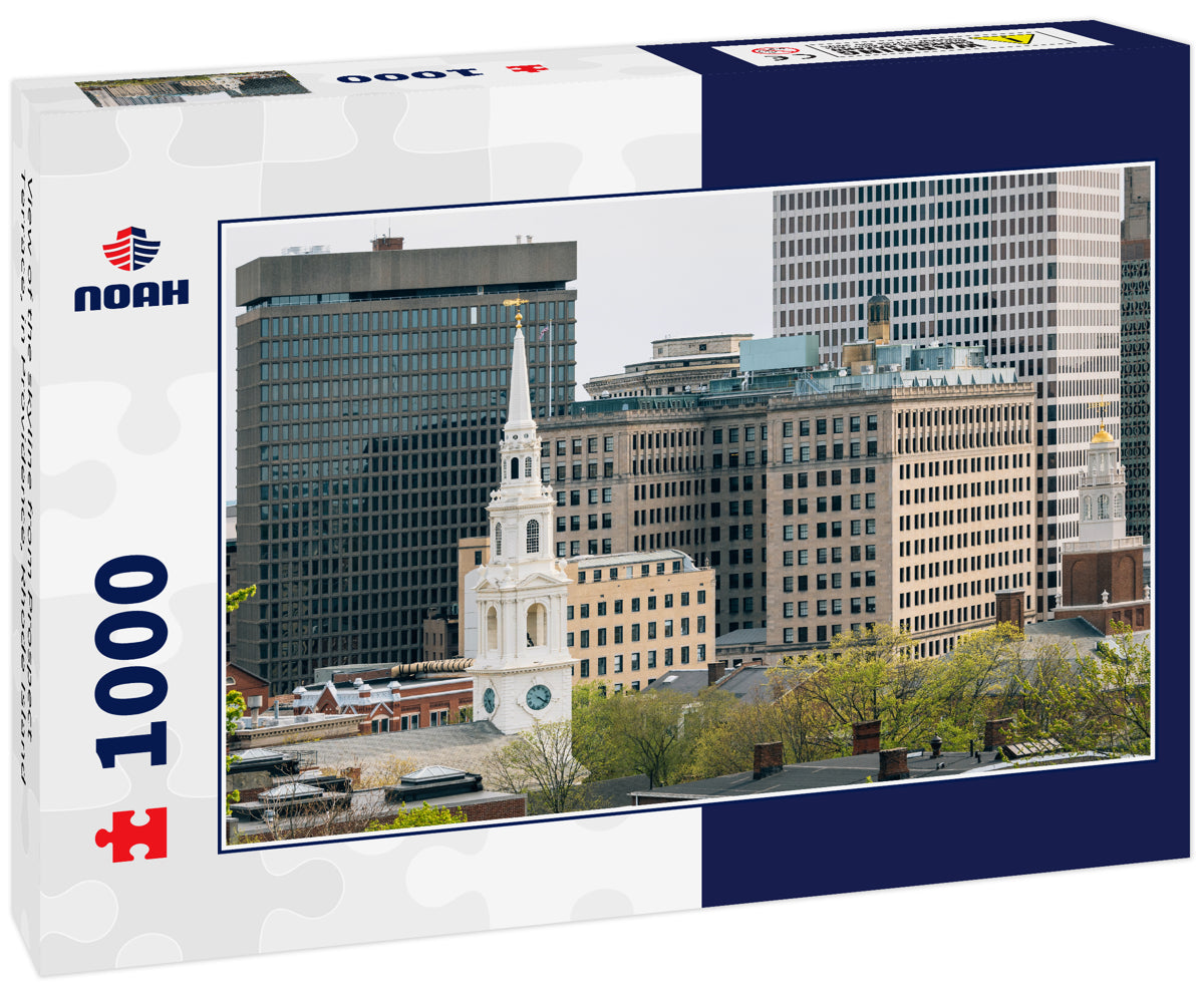 View of the skyline from Prospect Terrace, in Providence, Rhode Island