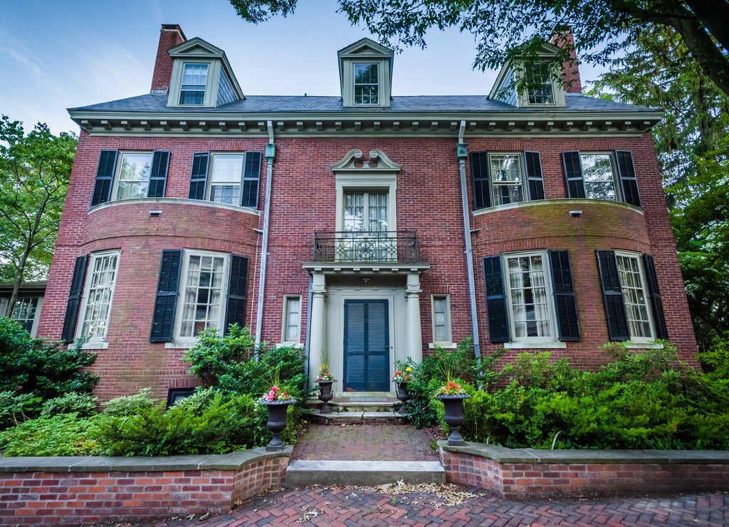 Brick house in the College Hill neighborhood of Providence, Rhode Island