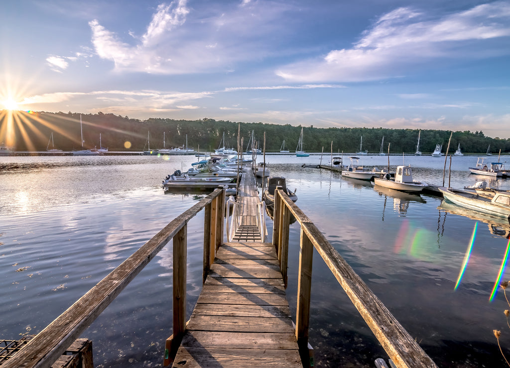 Greenwich Bay Harbor Seaport in east greenwich Rhode Island