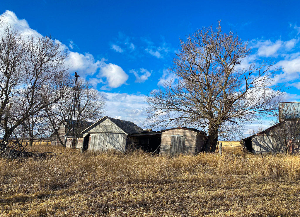 Ghost Town village and farm located somewhere in South Dakota