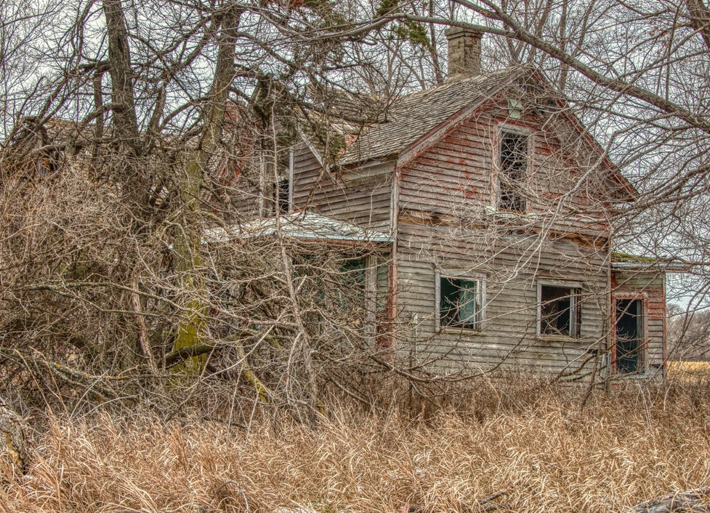 Abandoned House in Rural South Dakota