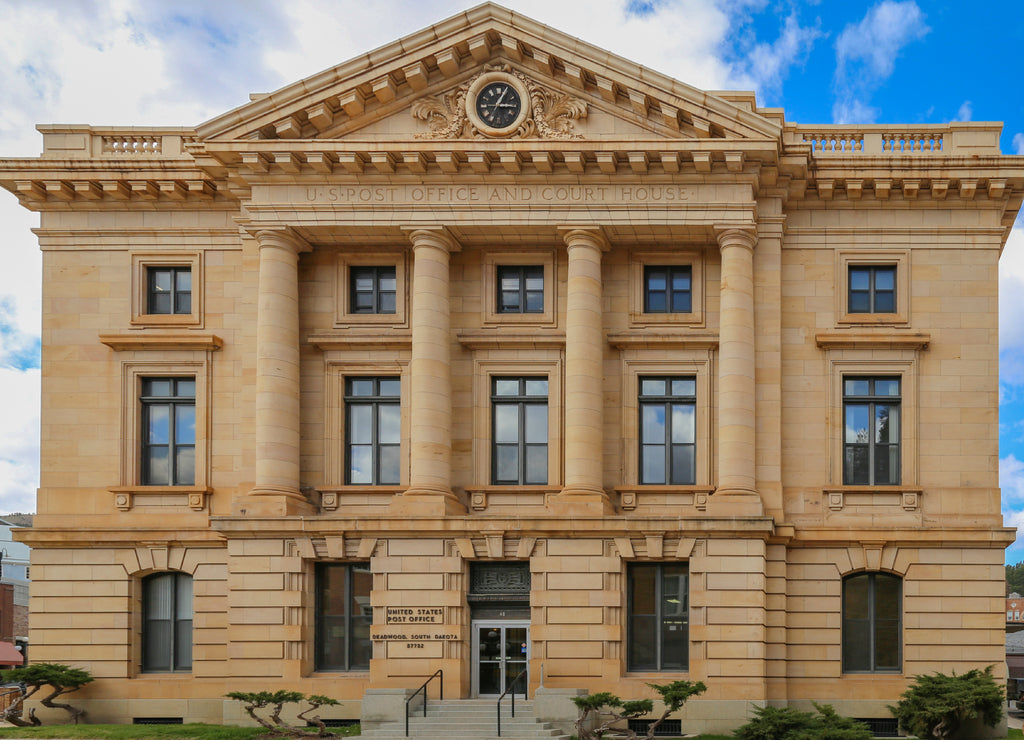 Deadwood, South Dakota, USA: US Post Office annd Court House building