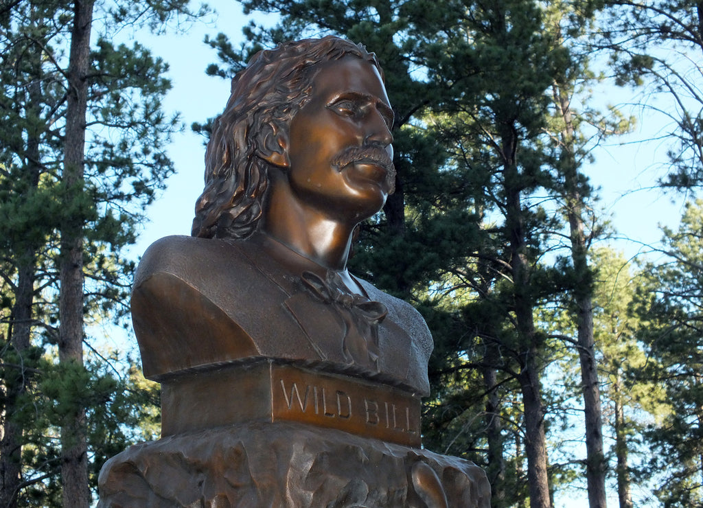 Bill Hickok Grave at Mount Moriah Cemetery in Deadwood, South Dakota (USA)