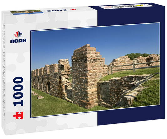 Ruins of Old Grist Mill in Falls Park on Big Sioux River, Sioux Falls, South Dakota