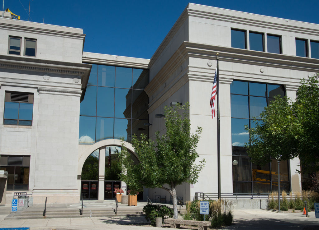 The Pennington County courthouse in Rapid City, South Dakota