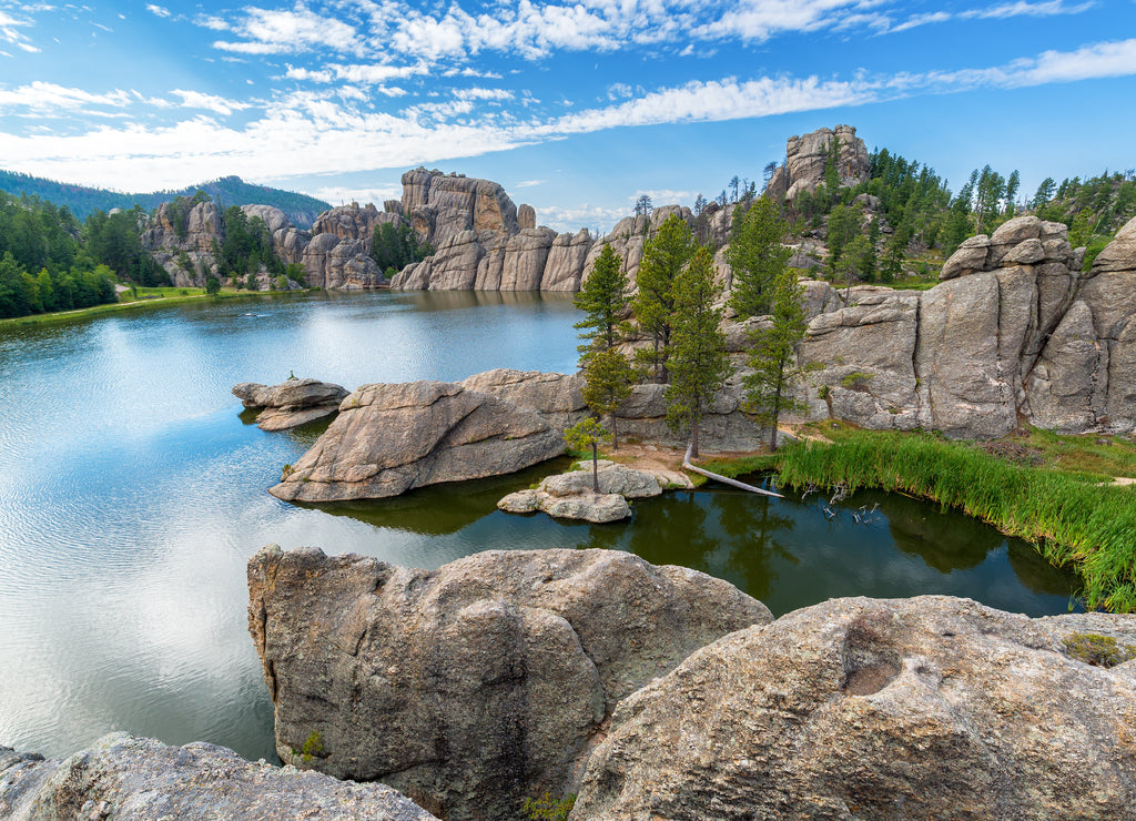 Beautiful Sylvan Lake in Custer State Park