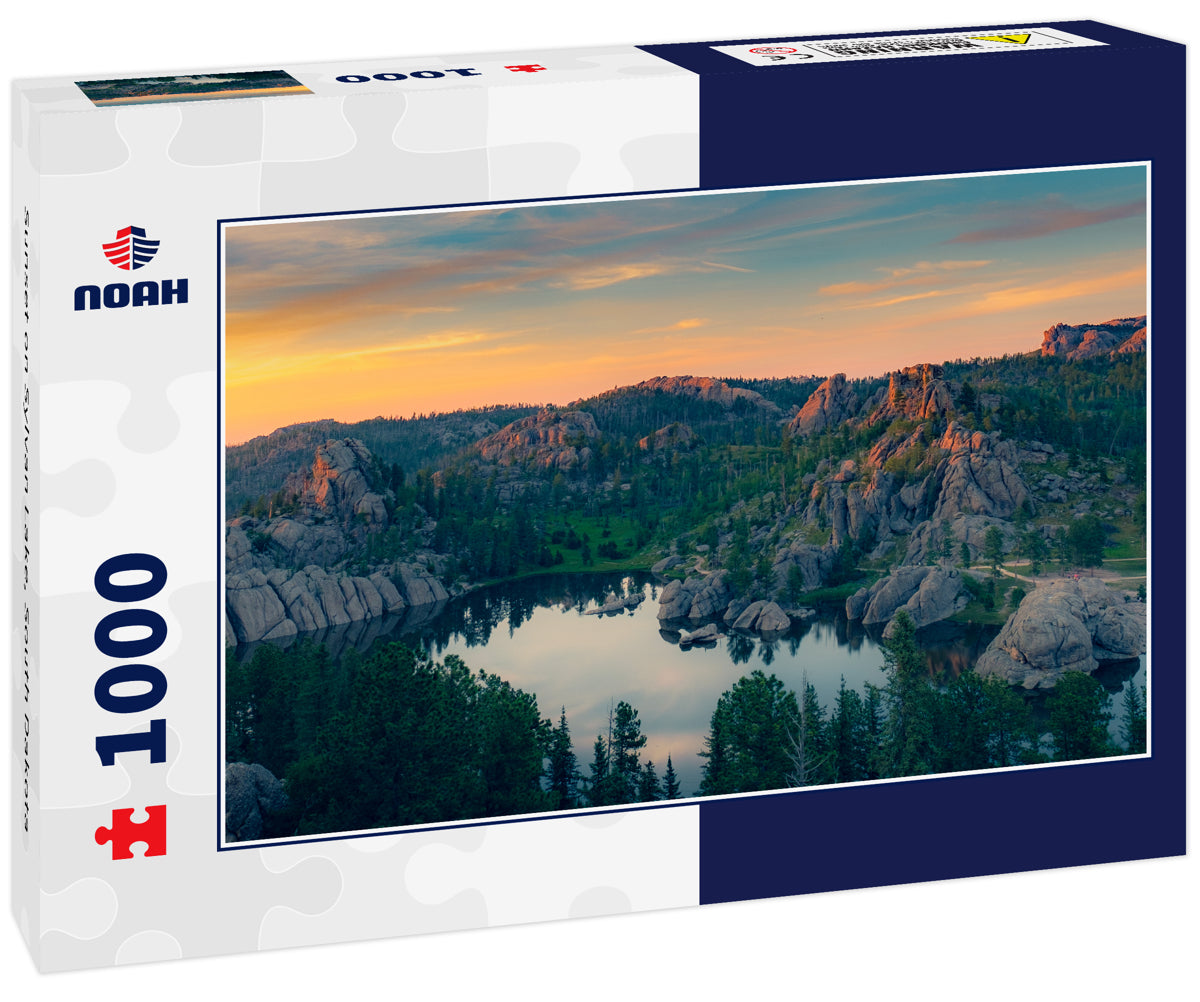 Sunset on Sylvan Lake, South Dakota